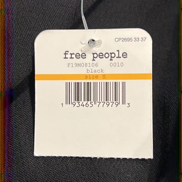 NWT- Free People One Adella Maxi Slip Dress Black Small - Picture 12 of 16